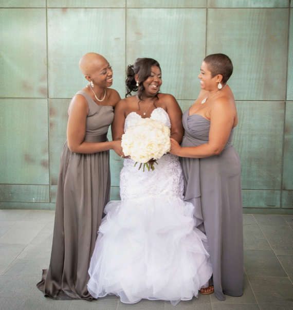Yolanda with friends DeeDee and Tressa, who battled cancer together